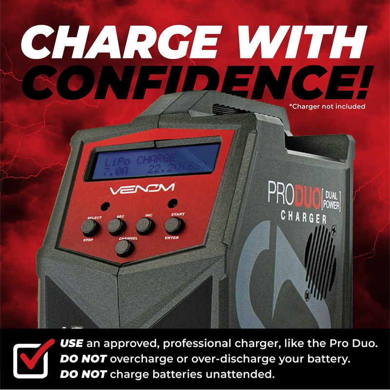 Venom 20C 3S 4000mAh 11.1V batería LiPo con enchufe universal