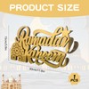 Ramadan Tischdeko – Exklusive 30x15cm große, Acryl Mond Dekoration für