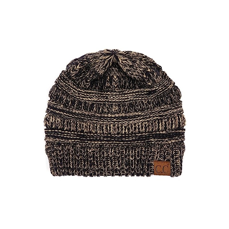 C.C Trendy - Gorro de punto trenzado grueso y suave