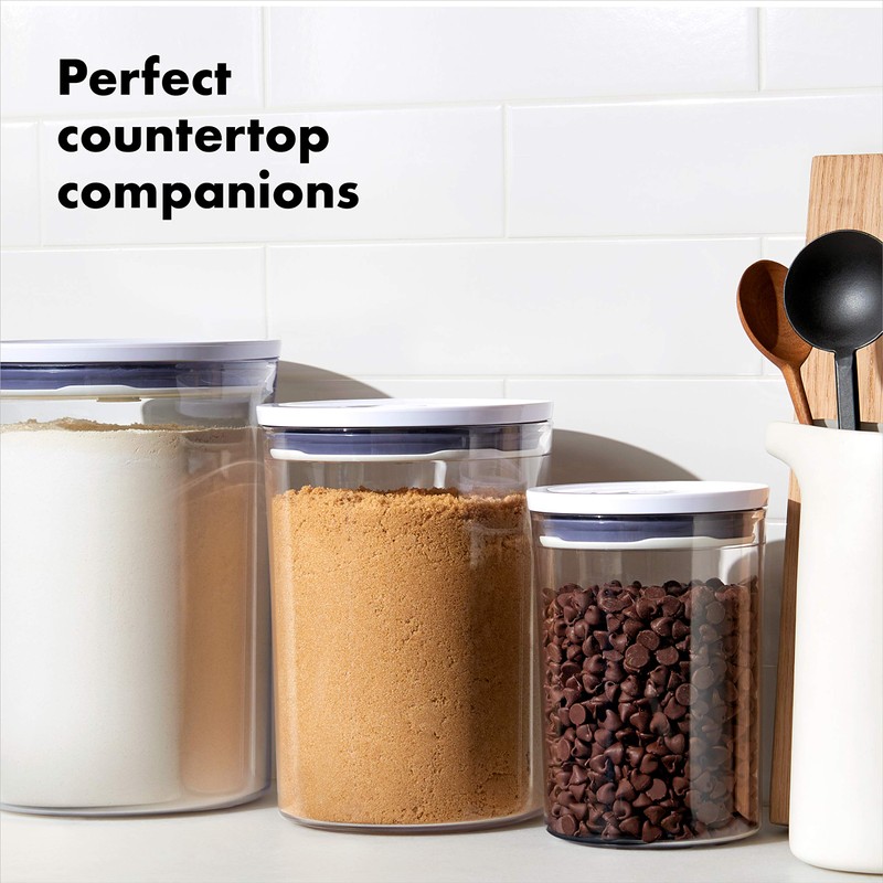 OXO Good Grips Round 3-Piece Mini Round POP Canister Set