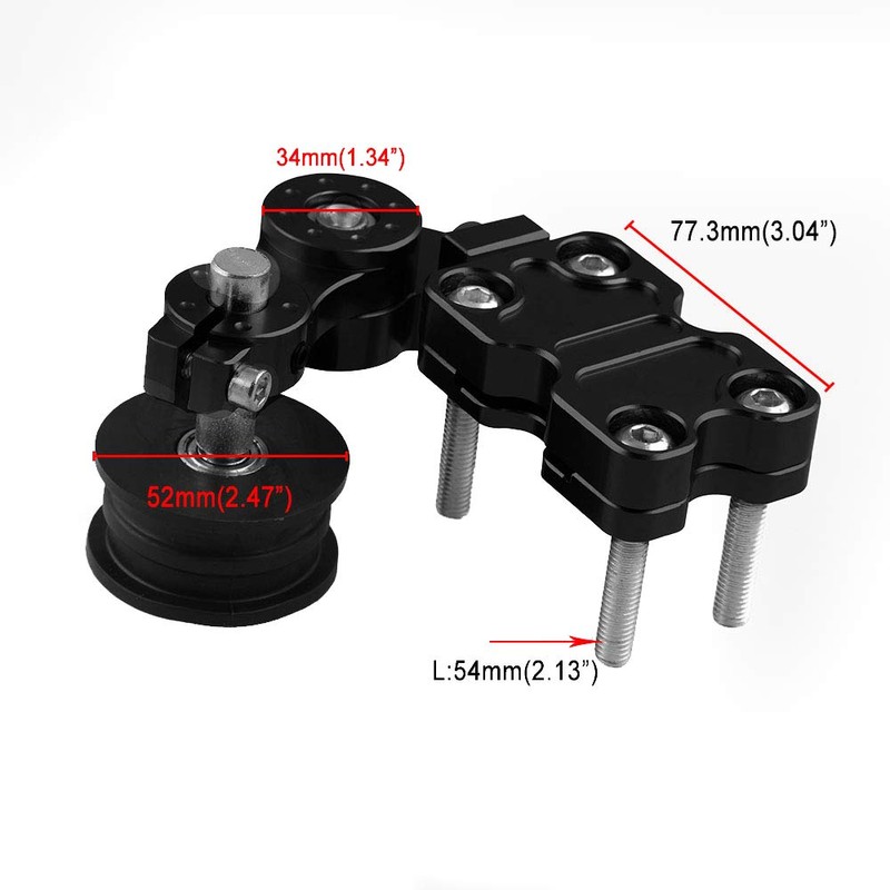 Ajustador de tensor de cadena, universal, de aluminio, regulador automático