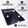 WIRKSAMWERBEN Number Mat Counter Pad, Black Printed, Non-Slip & Scratch-Resistant,