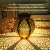 Solar Hollow Light Waterproof Retro Style Solar Landscape Hollow Lantern