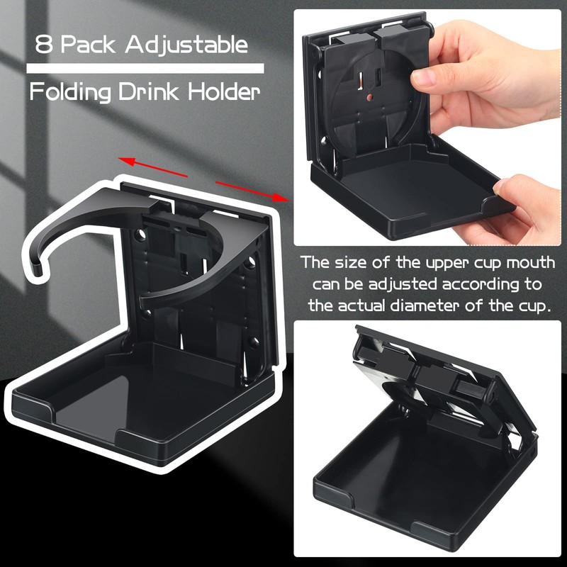 Boat Cup Holder Folding Cup Holder Adjustable Drink Holder with