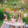 3Pcs Fairy Birthday Party Decorations First Birthday Banner, Glittery Fairies