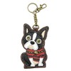 Chala Boston Terrier Key Fob Coin Purse Keychain