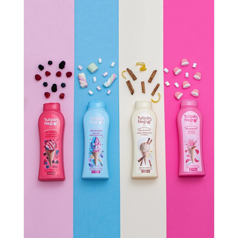TULIPÁN , Yogurt and Red Fruit Bath Gel 650ml