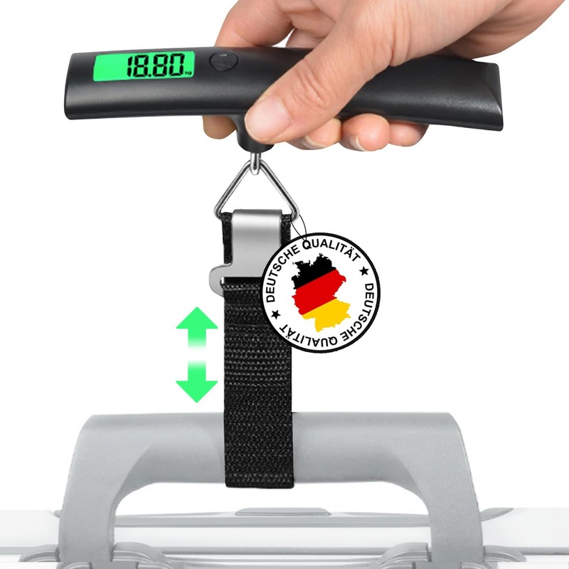 Digital Luggage Scales with Hooks - Suitcase Scales & Fish