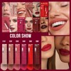6 Colors Matte Liquid Lipstick Set, Velvet Smooth Nude Lip