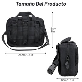 Botiquín Táctico Primeros Auxilios, Bolsa Primeros Auxilios Gran Capacidad Con bandera, Kit Supervivencia Emergencia Liberación Rápida, Emergencia Médica Al Aire Libre para Viajar (Caqui)