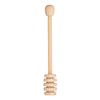 KitchenCraft Honey Dipper, Smooth Wood, 16 cm