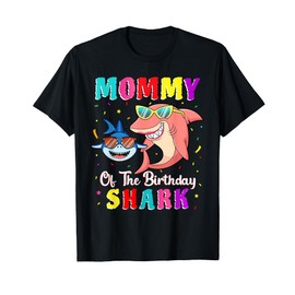 Mommy Of The Shark Birthday Family Matching Birthday Son T-Shirt