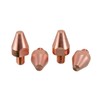 Chicago Electric Fit Spot Welding Tips 1/4" Contact Area 2-Pack