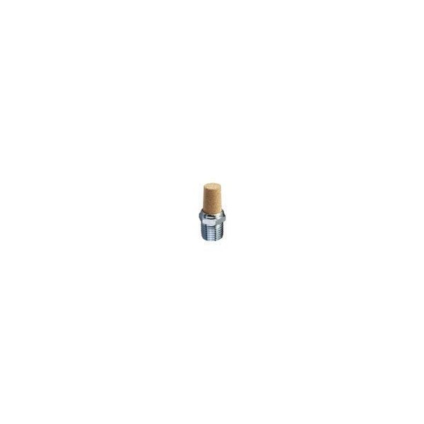 PneumaticPlus Nickel Plated Iron Exhaust Muffler 1/2" NPT (Pack of