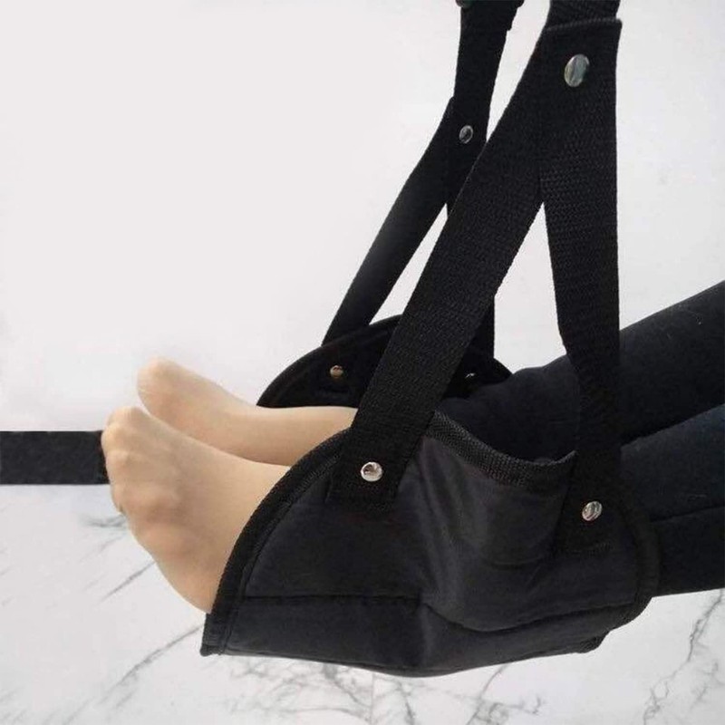 1 Pcs Airplane Footstool, Foldable Hanging Footstool Hammock, Travel Accessories,