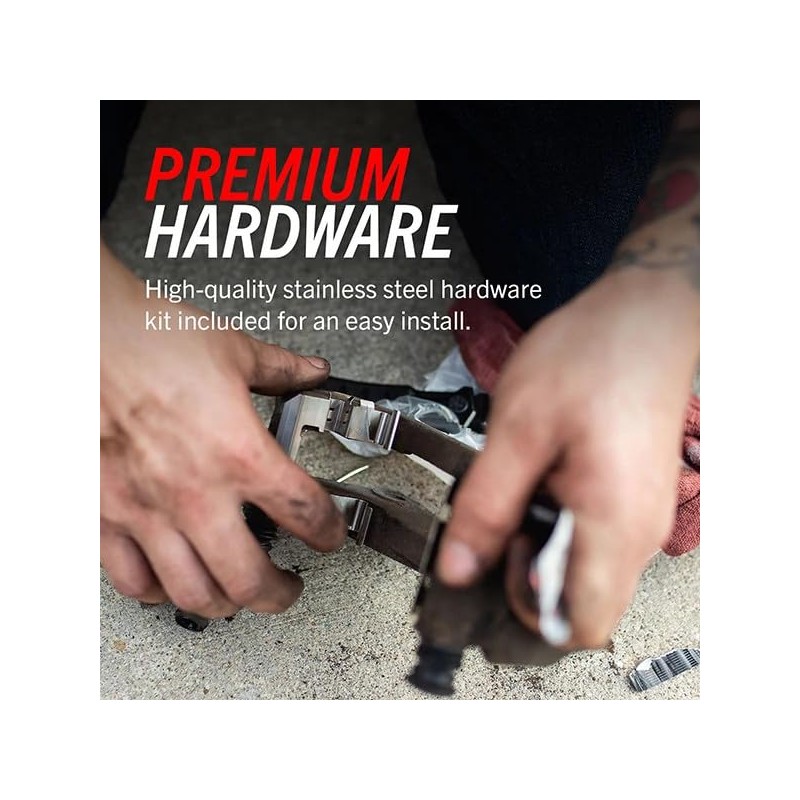 Power Stop 17-1609B Front Z17 Evolution Ceramic Brake Pads with