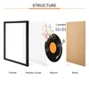 upsimples 12.5x12.5 Record Frame, Vinyl Frames for 12inch Album Cover,