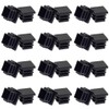 Suiwotin 24Pack 19mm (3/4 Inch) Square Plastic Plugs, End Caps