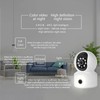 TUMAN Pro Dual-Lens Camera,Panoramic Smart Home Surveillance Wireless WiFi Camera,360