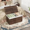 HOOBRO Storage Basket with Lid, 42.3 Gallon (160L) Wicker Basket,