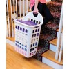 United Solutions LN0435 2 Bushel Rolling Hamper in White