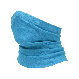 Unbranded Neck Gaiter Face Mask Sun Cooling Scarf Balaclava Bandana Cover for Men & Women - Light blue, 1 Pack