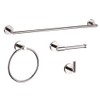 Design House 188714 Graz 4-Piece Bathroom Accessory Kit, Polished Chrome