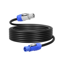 CERRXIAN PowerCon Power Cable, 16AWG AC PowerCon Input to PowerCon Output 3 Pin Power Extension Cable for Stage Lights, LED Screens, Moving Heads & Pro Audio and More (6.6ft/2m)