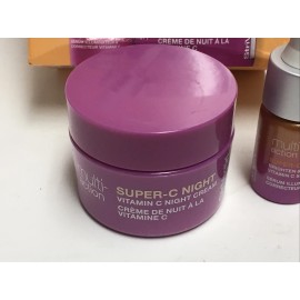 Strivectin brighten & correct super C night cream + eye cream + serum NIB