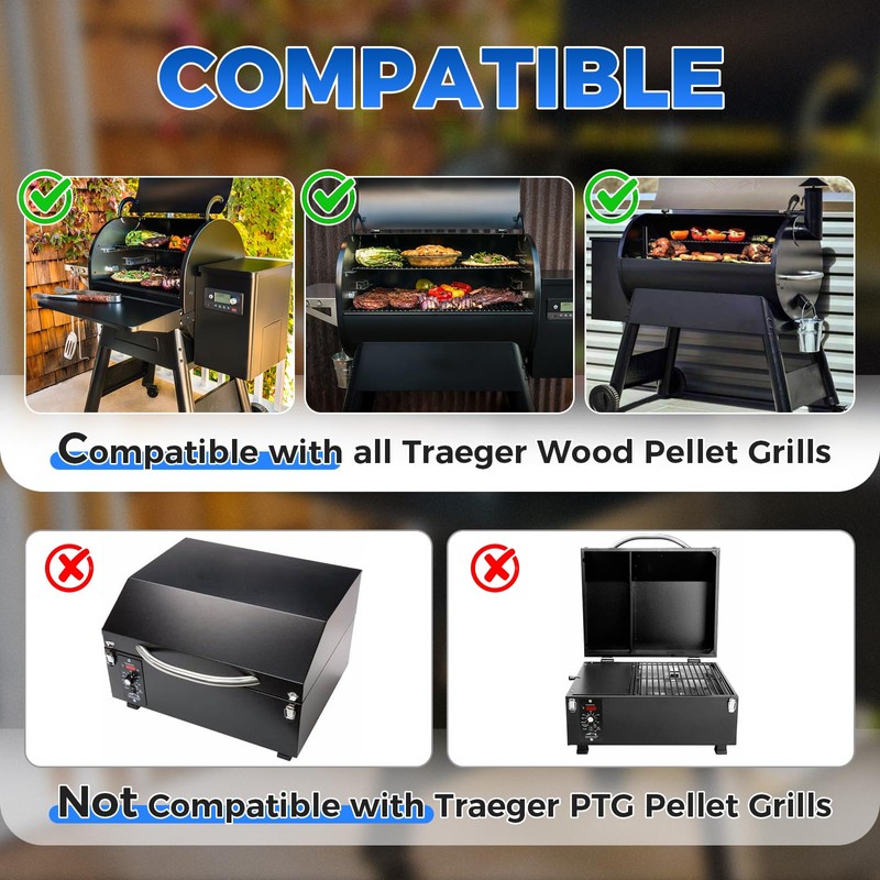 7“ RTD Temperature Probe Sensor, Replacement for Traeger Digital Thermostat,