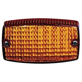 Peterson Manufacturing V306A Turn Signal Light (Rectangle, Dual Filament, 4.5625"X2.5"), 1 Pack