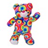 Cuddly Soft 16 inch Stuffed Tie Dye Teddy Bear -