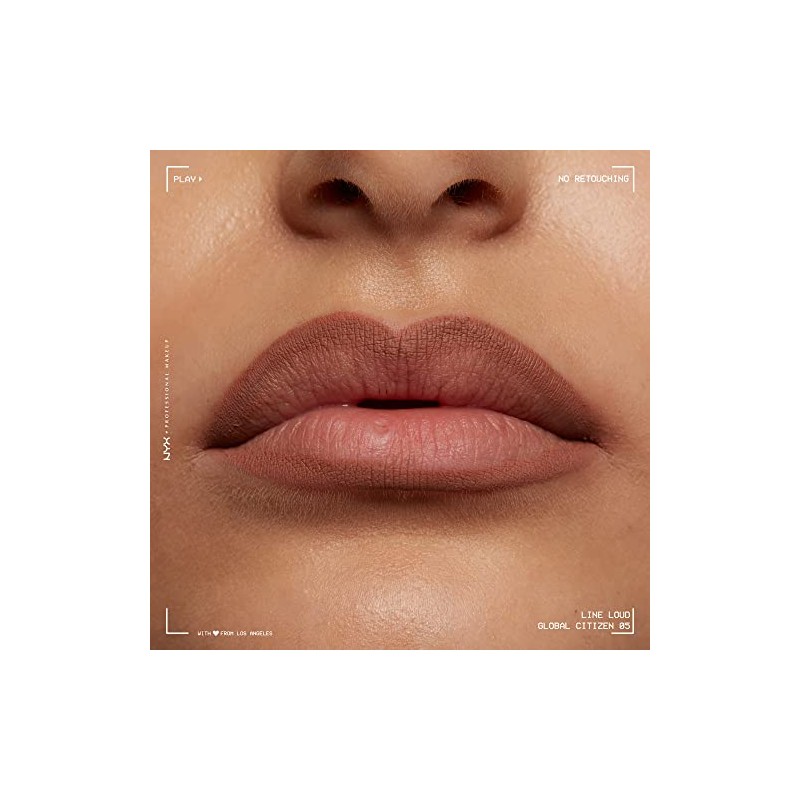 NYX Professional Makeup, Line Loud Lip Liner, Delineador de Labios,