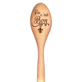Ca C'est Bon Wooden Spoon, Cajun Roux Spoon, Laser Engraved Wooden Utensil, Cajun Cooking Spoon, New Orleans, Cajun Country, Mardi Gras, NOLA souvenir