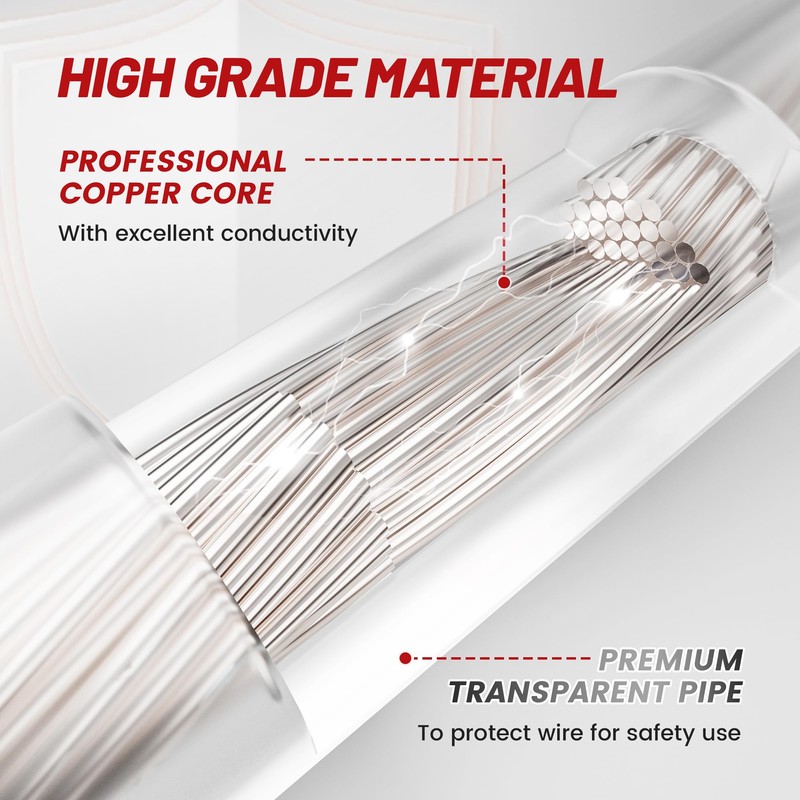 RED WOLF Car Dash Tweeter Speaker Wiring Harness Select for