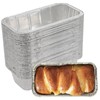 JIUMO Aluminum Foil Loaf Pan (50 Pcack), 8.5"x4.5" Bread Baking