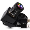 ELP Cámara USB HDMI 4K con zoom manual, cámara web