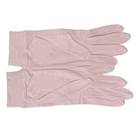 LSHARON 100% Mulberry Silk Gloves Thermal Liner Gloves Inner Ski Bike Cycle Gloves (Medium, Light Pink)