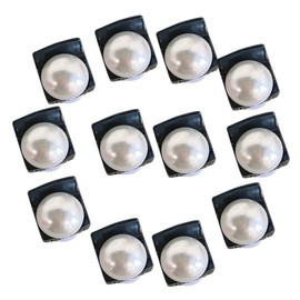 Ipetboom 12Pcs Mini Pearl Hair Claw Clips Set Small Hair Styling Accessories for Women Retro French Design Lightweight and Elegant