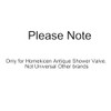 Faucet Cartridges Only for Homekicen Antique Shower Valve, Not Universal