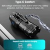 German Three-Eyed Monster Mini Flash Super Power Flashlight, Thumb Flashlight