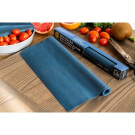 Nuts Jeans Beeswax Cloth Roll I 29 x 92 cm | Food Storage | Flexible Cut to Size Oilcloth I Beeswax Wrap I Alternative to Cling Film