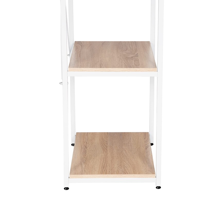 WOLTU SR0046whe Clothes Rail with Shelves for Bedroom Coat Rack