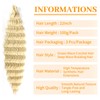 Ainimiu Ocean Wave Crochet Hair 22 Inch 3 Packs Deep
