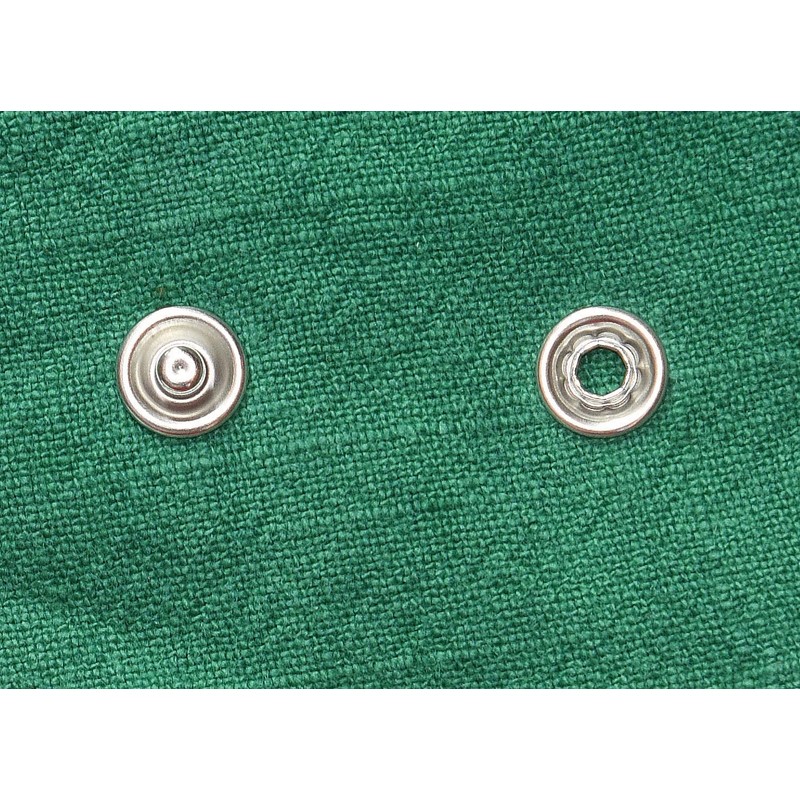 50 Sets 11mm Metal Snaps Stainless Steel Buttons for Sewing