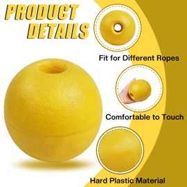 Rope Floats Marine Buoys Floats Deep Water Fishing Marker Buoys Bulk Crab Trap Buoy Floats Marine Anchor Rope Float for Boats Swimming Kayak Crabbing Trail Dock Pool,4pcs/8pcs (3.62"x3.62"x0.98"-4pcs)