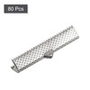 sourcing map Pack of 80 Ribbon Crimp Clamp End 35