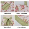 Surblue Kitchen Aprons with Pockets for 2 Pockets for Mama