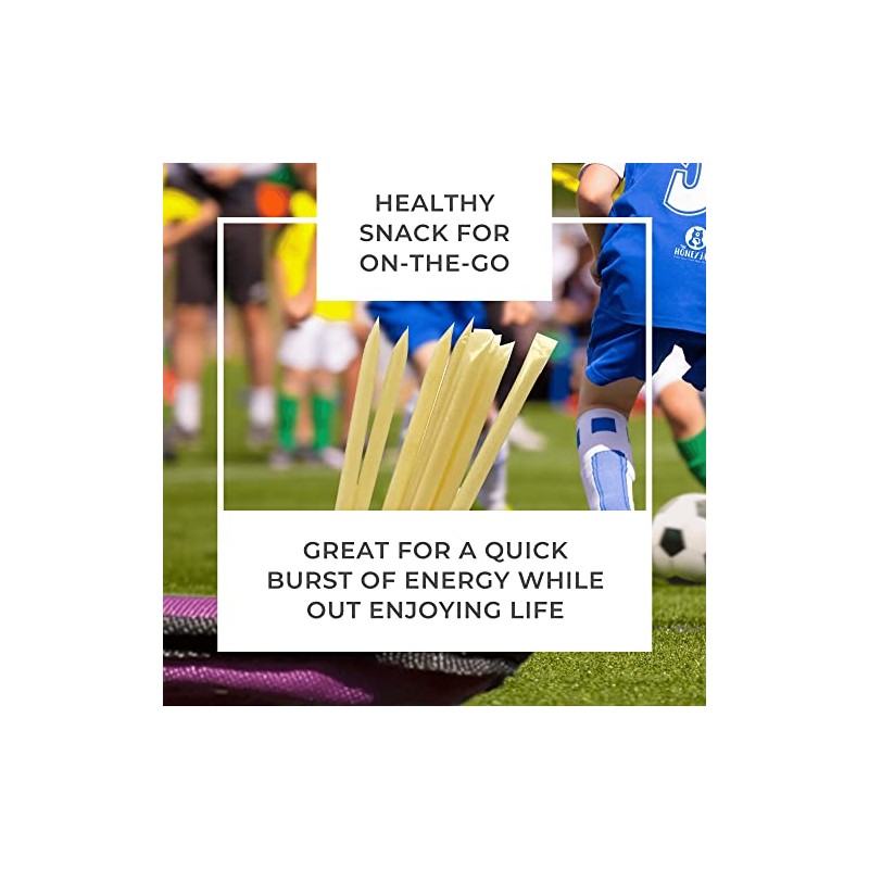 The Honey Jar Vanilla Flavored Honey Sticks - Pure Honey