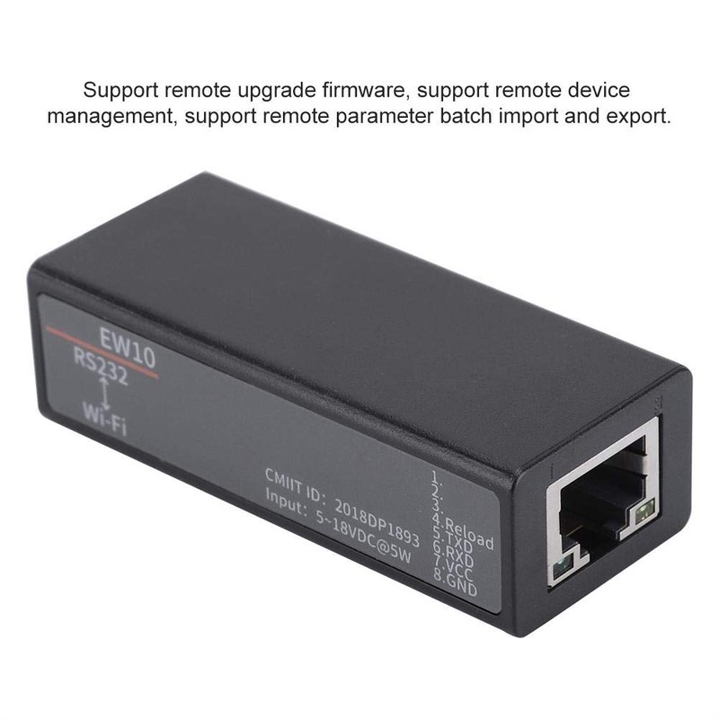 RS232 to Serial Server,Elfin-EW10 to Ethernet RS232 802.11b/g/n Network,Support IP,
